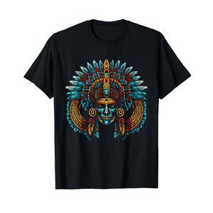 Mictlantecuhtli Aztec God Of Death Skull T-Shirt